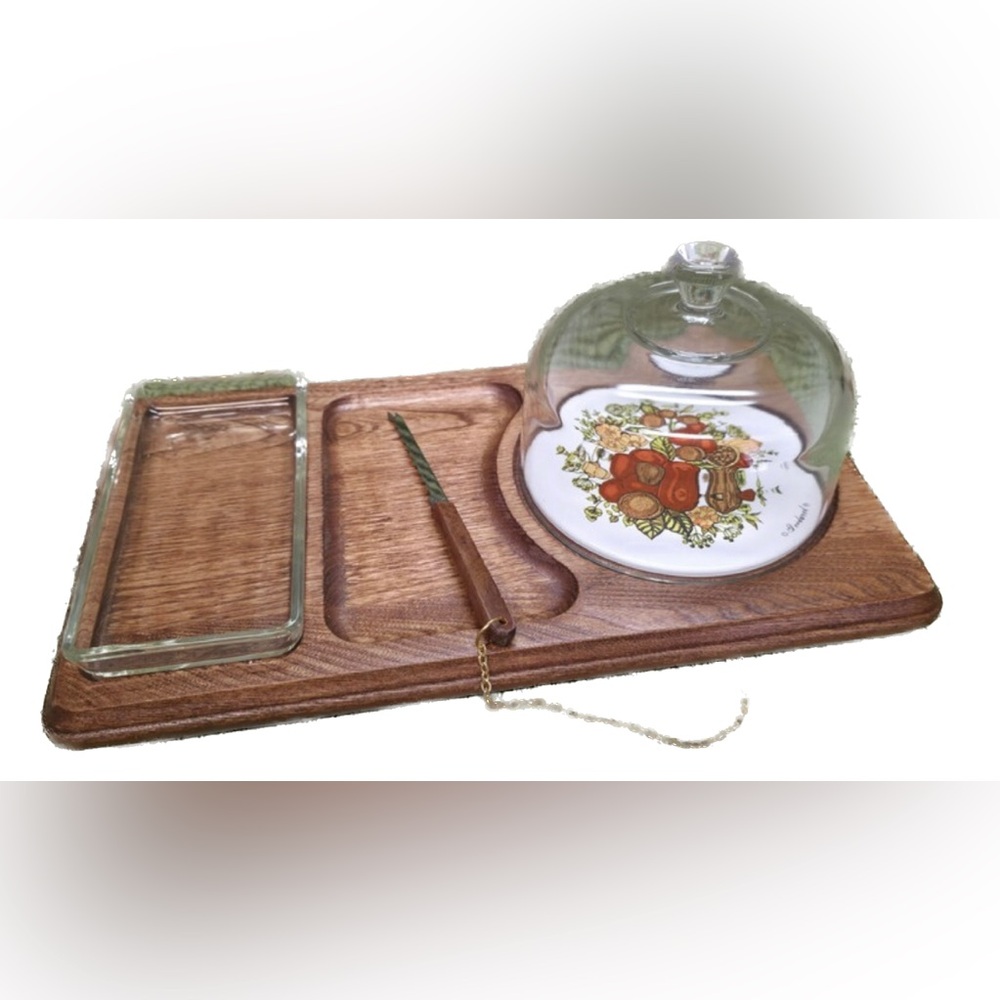 Vintage 1970's Goodwood~Spice of Life Cheese & Charcuterie Board - Picture 2 of 9